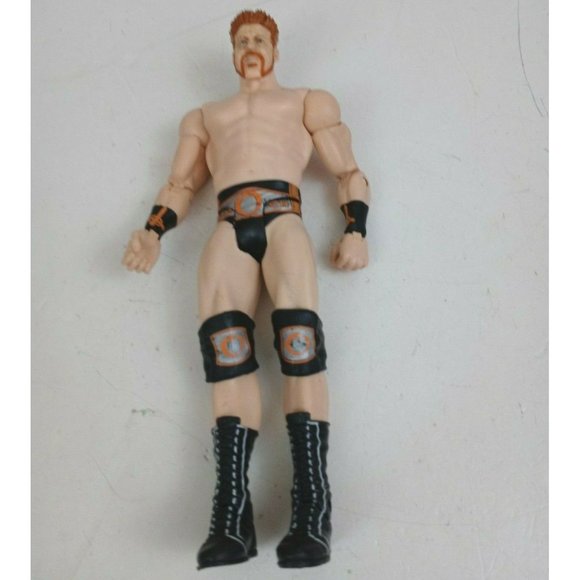 2011 Mattel WWE Shamus Black & Orange Gear 7.25" Action Figure (B) - Picture 6 of 10
